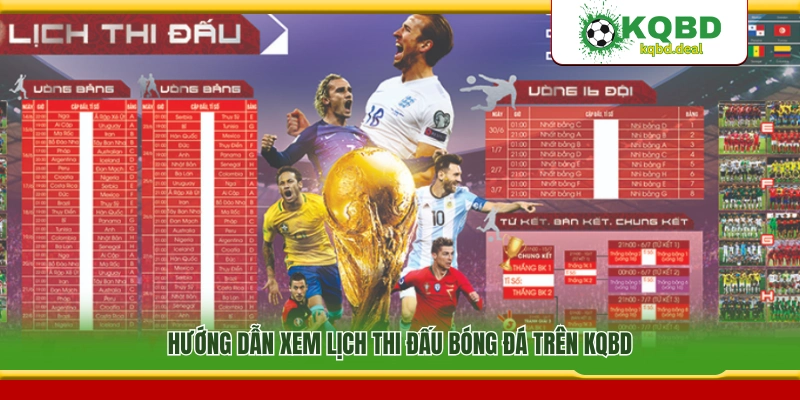 Cách xem lịch thi đấu bóng đá trực tuyến
